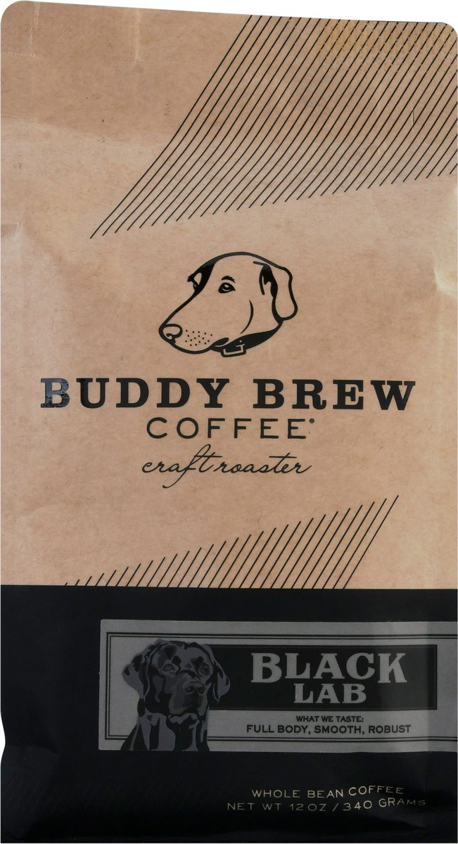 slide 6 of 12, Buddy Brew Coffee Black Lab Whole Bean Coffee - 12 oz, 12 oz