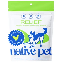 Native Pet Anti Inflammatory Supplement & Dog Joint Relief, 30 ct