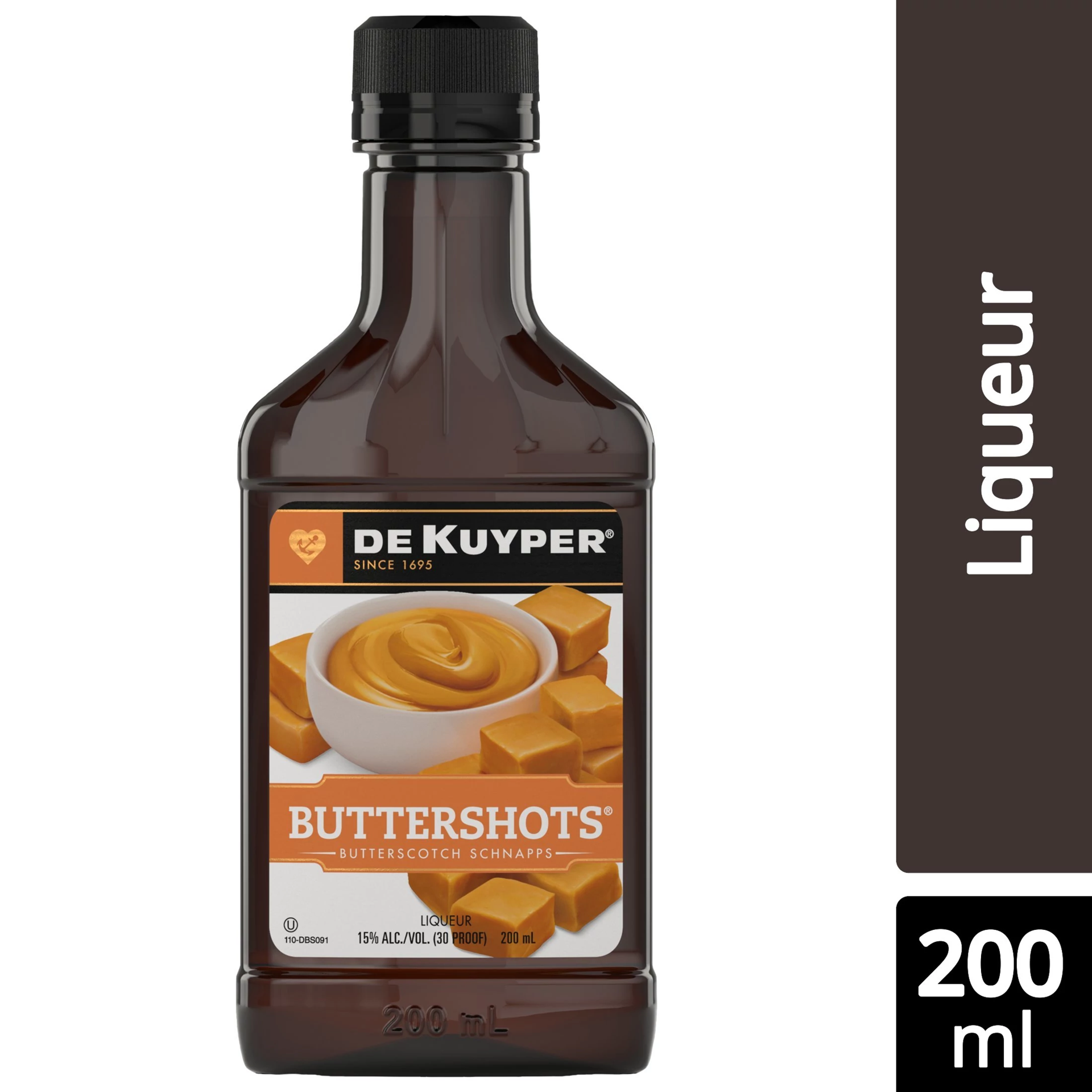 slide 1 of 1, DeKuyper Buttershots Butterscotch Schnapps Liqueur 200 ml, 200 ml