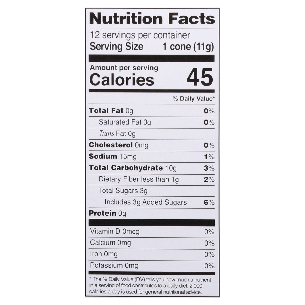 slide 13 of 15, Let's Do Gluten Free Rolled Style Sugar Cones 12 ea, 12 ct; 4.6 oz