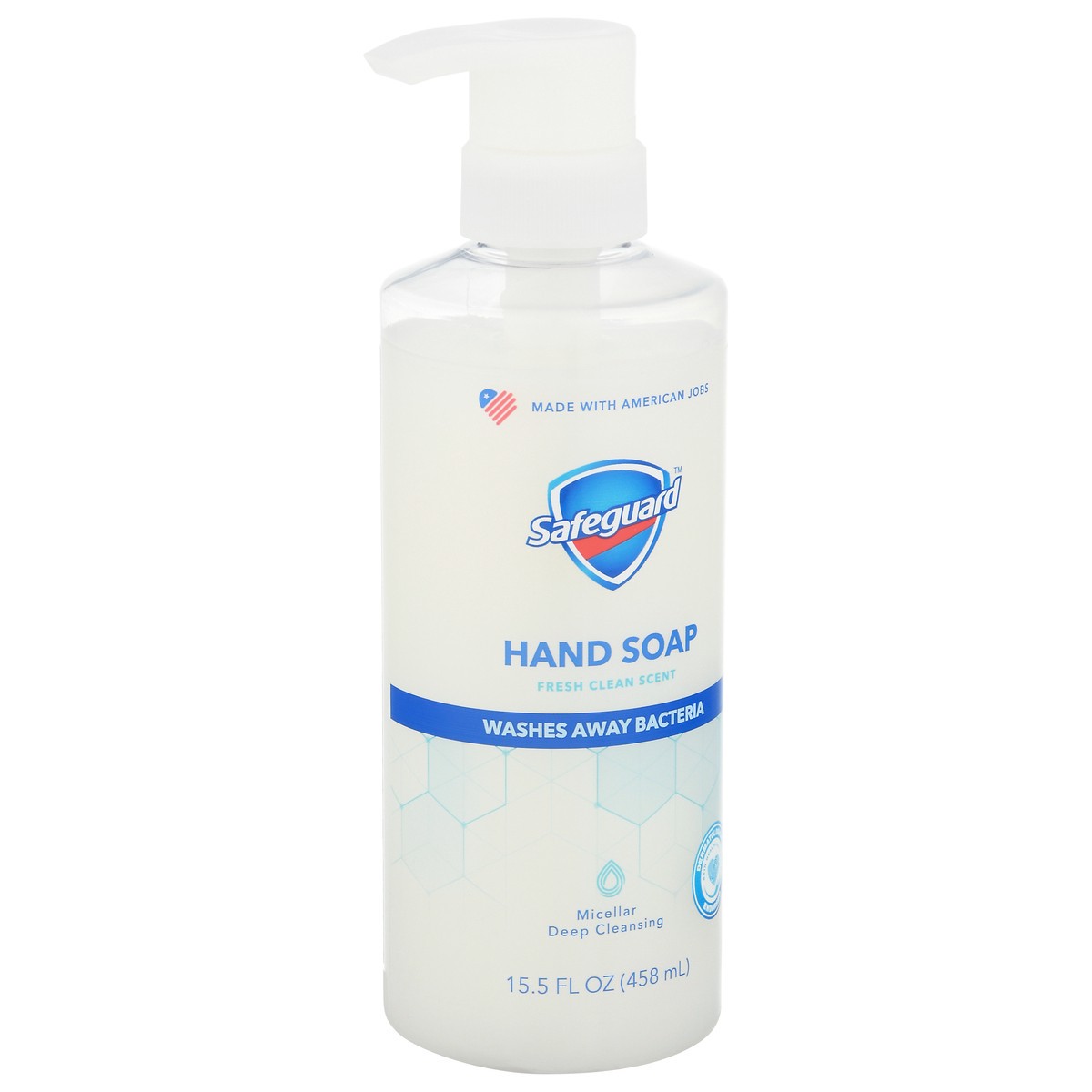 slide 9 of 9, Safeguard Fresh Clean Scent Hand Soap 15.5 fl oz, 15.5 oz