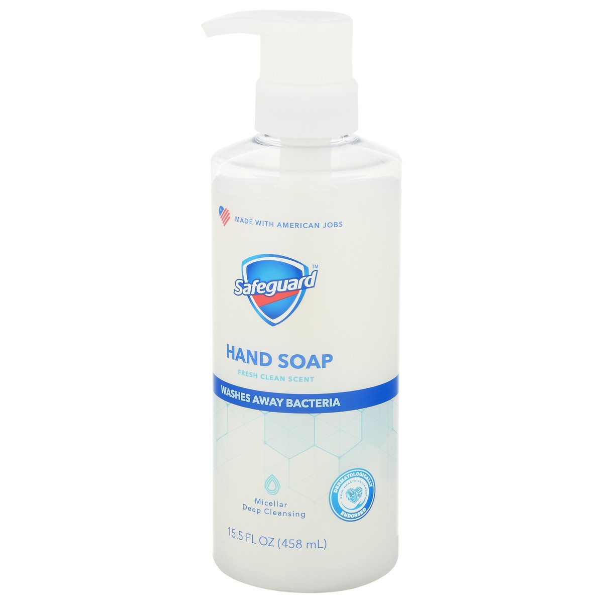 slide 2 of 9, Safeguard Fresh Clean Scent Hand Soap 15.5 fl oz, 15.5 oz