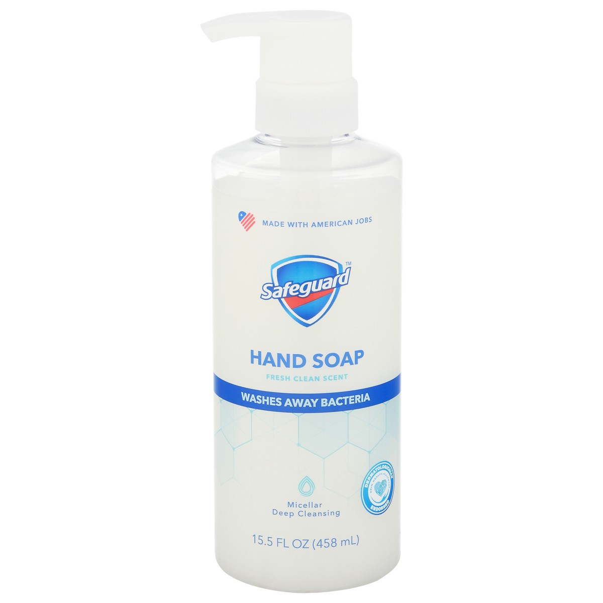 slide 1 of 9, Safeguard Fresh Clean Scent Hand Soap 15.5 fl oz, 15.5 oz