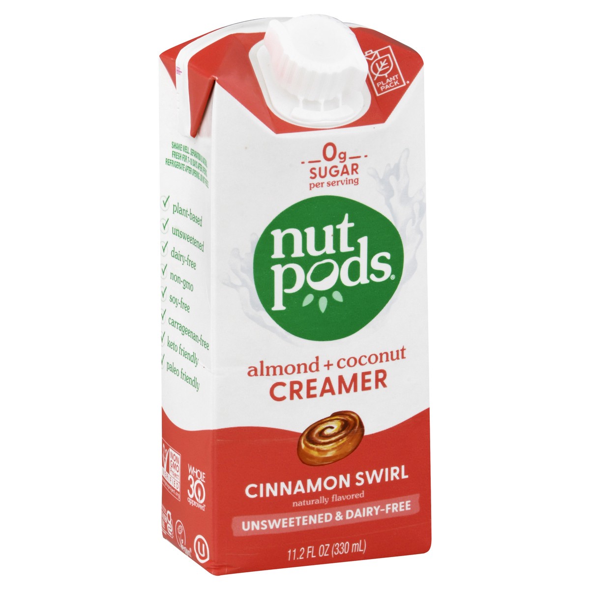 slide 6 of 9, nutpods Cinnamon Swirl Almond + Coconut Creamer 11.2 fl oz, 11.2 fl oz