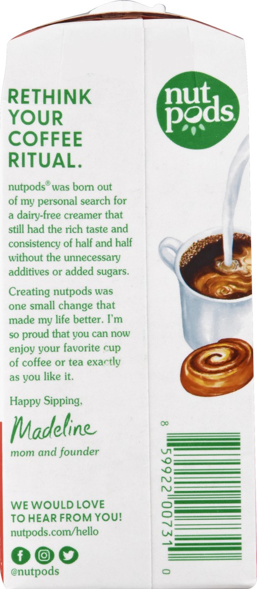 slide 4 of 9, nutpods Cinnamon Swirl Almond + Coconut Creamer 11.2 fl oz, 11.2 fl oz