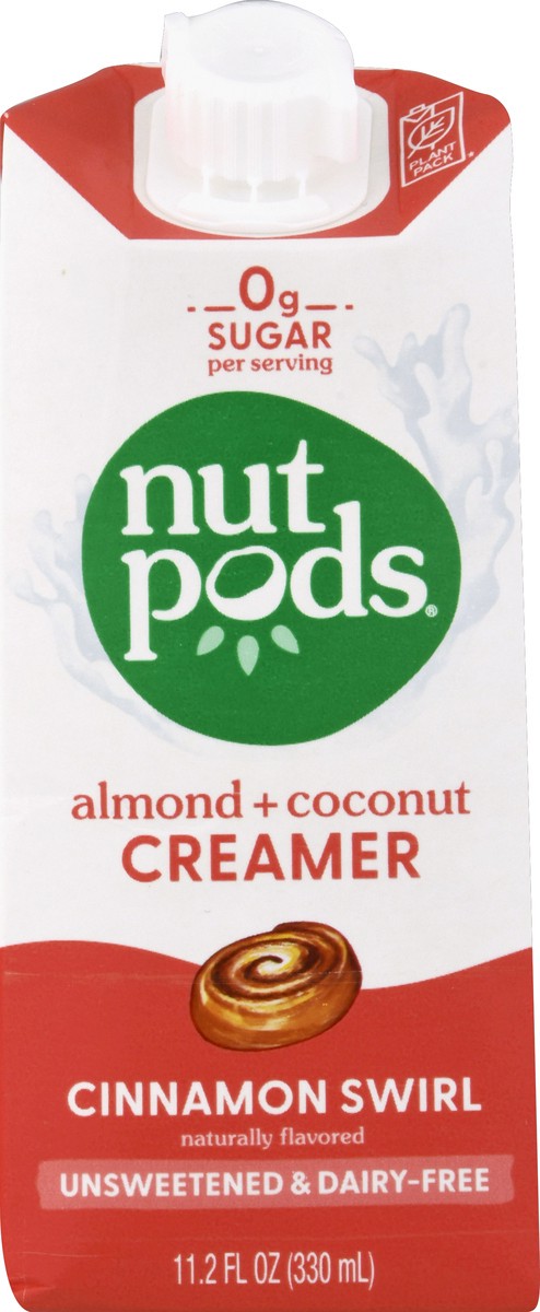 slide 2 of 9, nutpods Cinnamon Swirl Almond + Coconut Creamer 11.2 fl oz, 11.2 fl oz