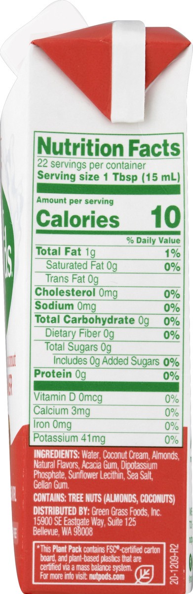 slide 5 of 9, nutpods Cinnamon Swirl Almond + Coconut Creamer 11.2 fl oz, 11.2 fl oz