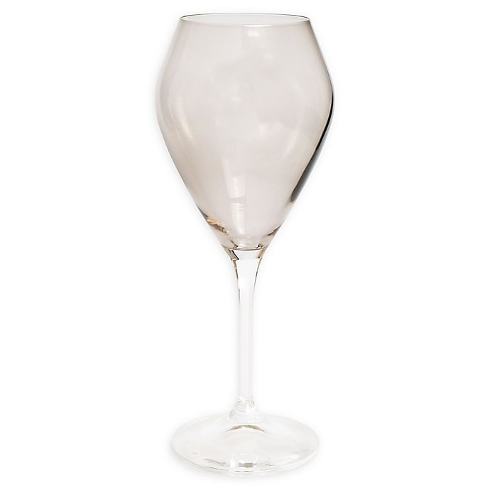 slide 1 of 3, Classic Touch Vivid V-Shaped Wine Glasses, 6 ct