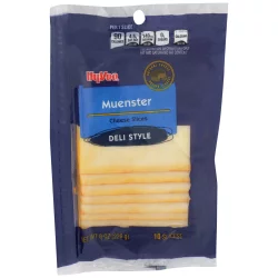 Hy-vee Muenster Deli Style Cheese Slices