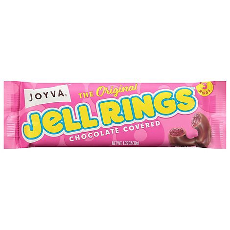 slide 1 of 1, Joyva Jell Ring Chocolate Covered - 1.35 Oz, 1.35 oz