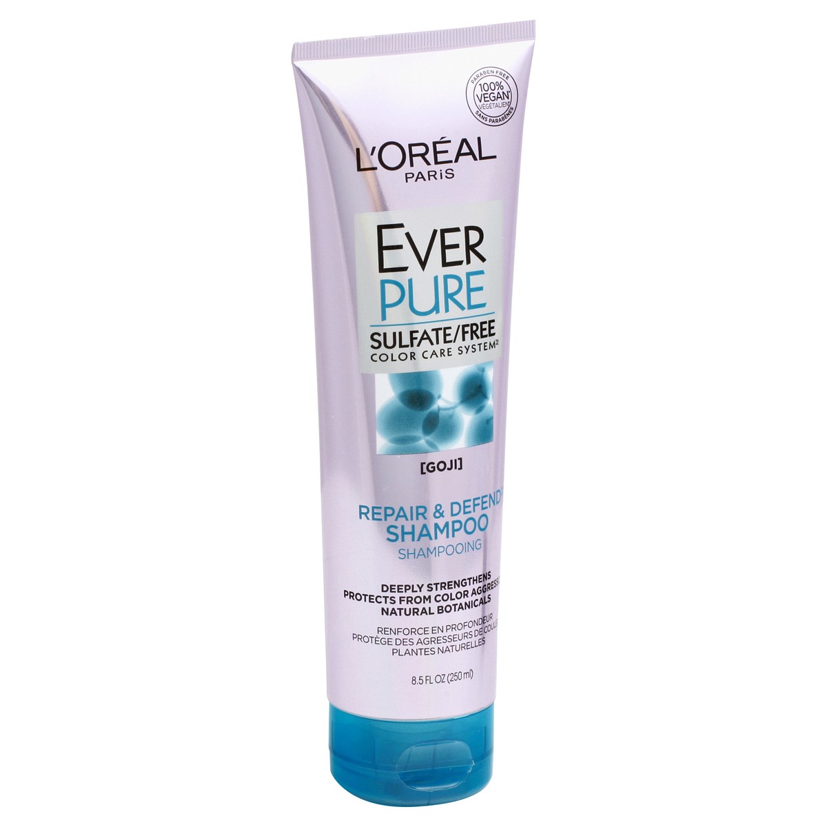 slide 5 of 5, L'Oréal L'Oreal Paris EverPure Sulfate Free Repair & Defend Shampoo, 8.5 fl oz