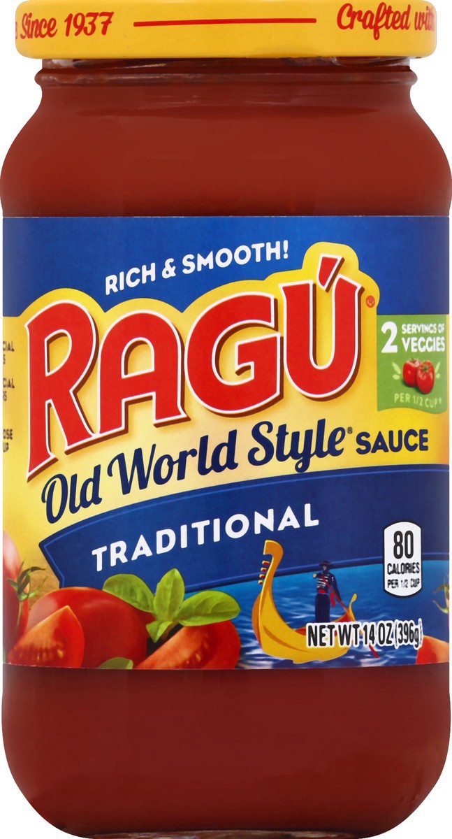 slide 6 of 7, Ragu Old World Style Traditional Sauce 14 oz., 14 oz