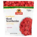 slide 1 of 1, ShopRite Slice Strawberries, 12 oz