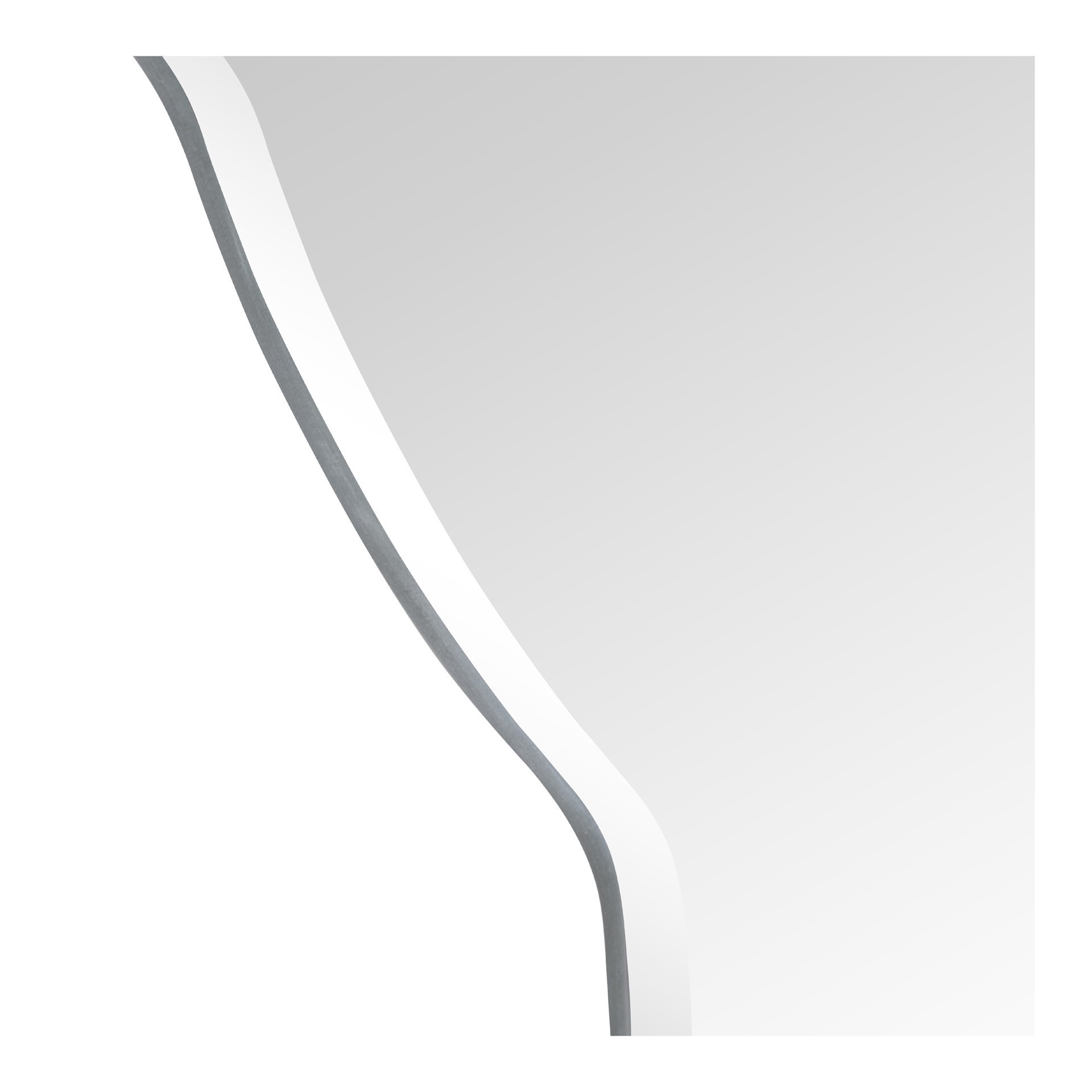 slide 5 of 5, 16" X 24" Oval Frameless Decorative Mirror By Ashland, 16 in x 24 in