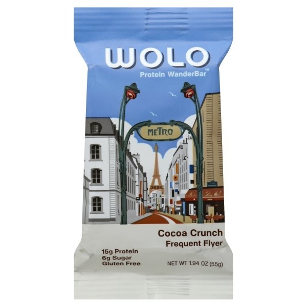 slide 1 of 1, Wolo Coco Crunch Frequent Flyer Protein Wanderbar , 1.94 oz