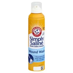 ARM & HAMMER Simply Saline Wound Wash 7.4oz- Spray Bottle for Wound Irrigation- One 7.4oz Bottle