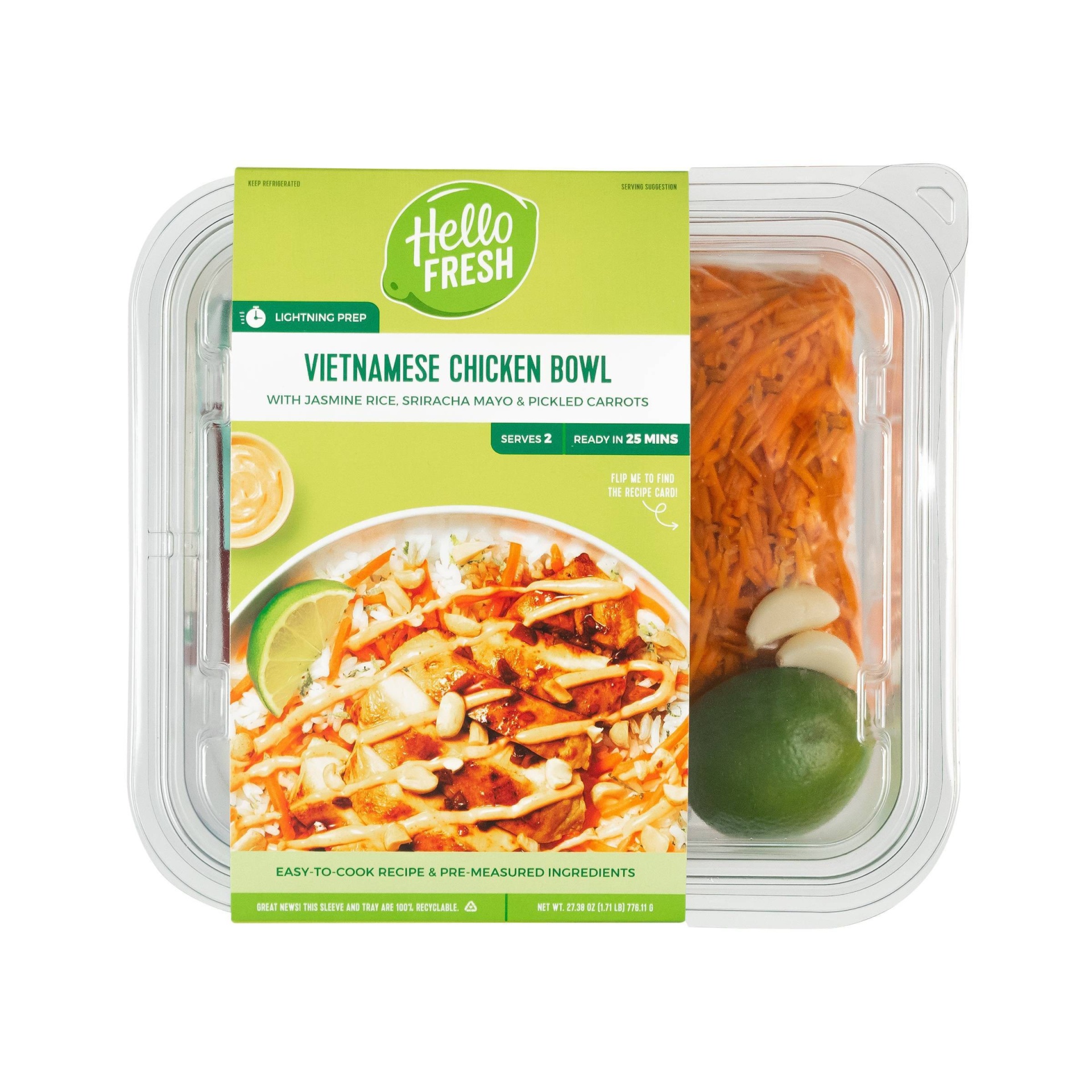 slide 1 of 1, HelloFresh Vietnamese Chicken Bowl, 1.71 lb