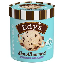 Edy'S/Dreyer'S Slow Churned Chocolate Chip Light Ice Cream, 1.5 Qt
