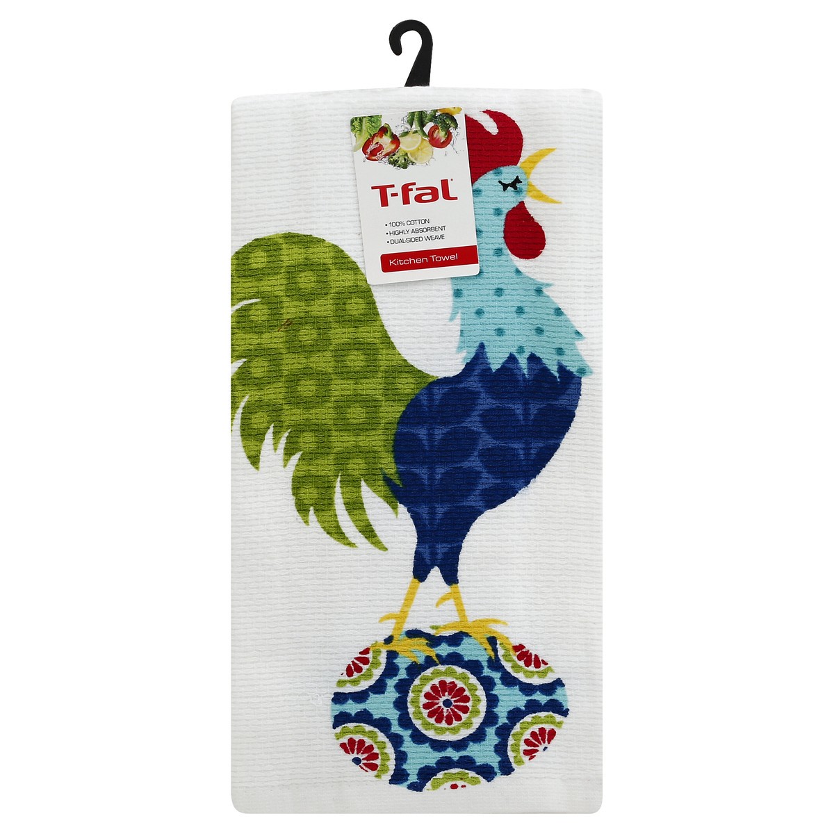 slide 3 of 3, T-fal Rooster Kitchen Towel 1 Each, 1 ct
