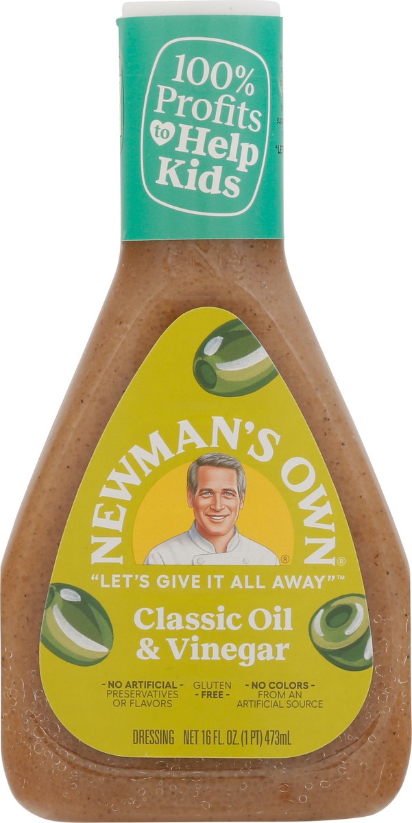 slide 6 of 9, Newman's Own Classic Oil & Vinegar Dressing 16 fl oz, 16 fl oz