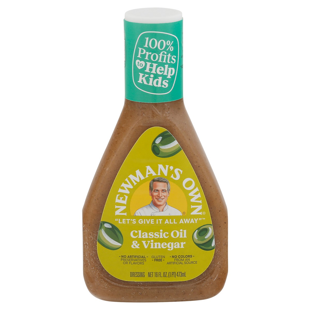 slide 1 of 9, Newman's Own Classic Oil & Vinegar Dressing 16 fl oz, 16 oz