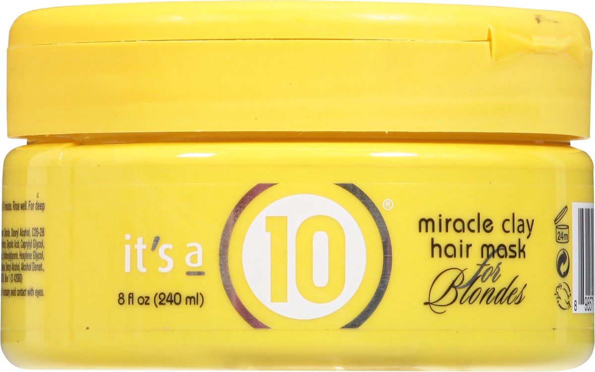 slide 6 of 9, It's a 10 Miracle Clay Hair Mask for Blondes 8 fl oz, 8 fl oz