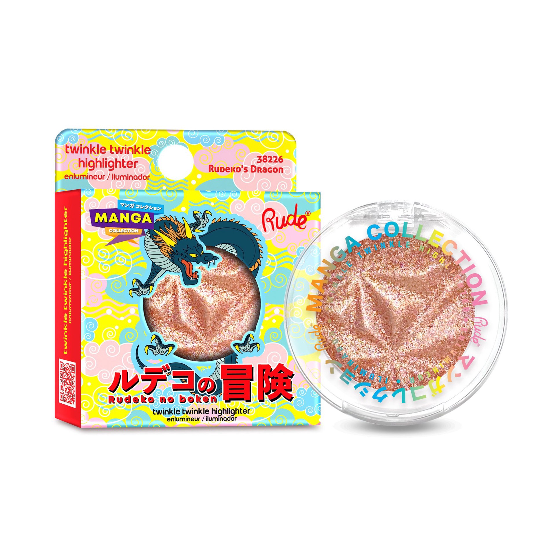 slide 1 of 1, Rude Cosmetics Highlighter - Kos Dragon, 1 ct