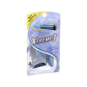 slide 1 of 1, Schick Schick Xtreme 3 Razors For Women, 4 ct