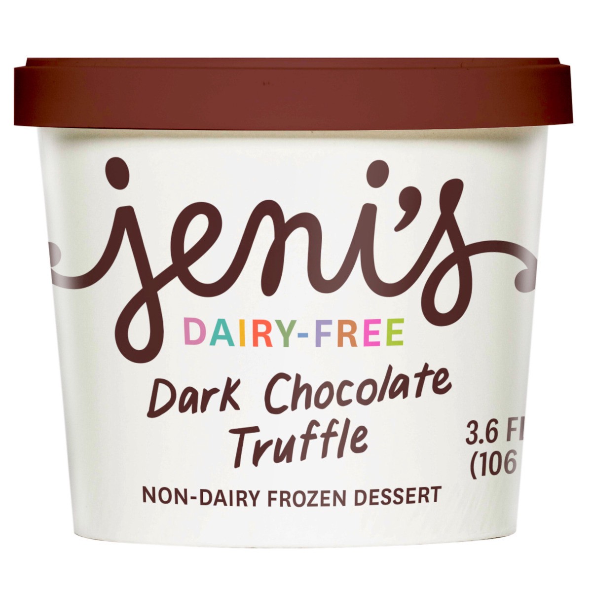 slide 2 of 3, Jeni's Splendid Ice Cream Dark Chocolate Truffle Dairy-Free Street Treat, 3.6 oz