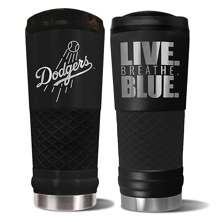 slide 1 of 1, MLB Los Angeles Dodgers Powder Coated Stealth Draft Tumbler, 24 oz