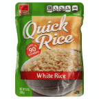 slide 1 of 1, Harris Teeter Quick Rice Microwave Rice - White, 8.8 oz
