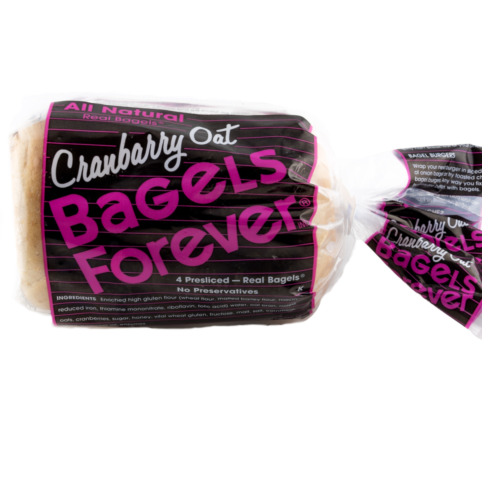 slide 1 of 1, Bagels Forever Cranberry Bagels, 4 ct