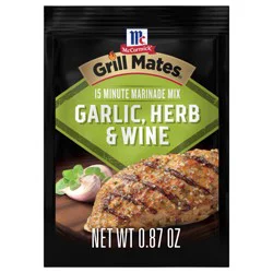 McCormick Grill Mates Marinade Mix - Garlic, Herb & Wine