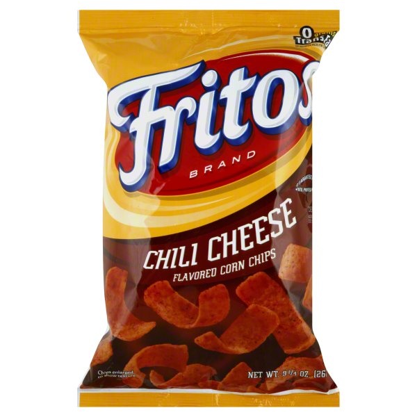 slide 1 of 1, Fritos Corn Chips, Flavored, Chili Cheese, 9.2 oz
