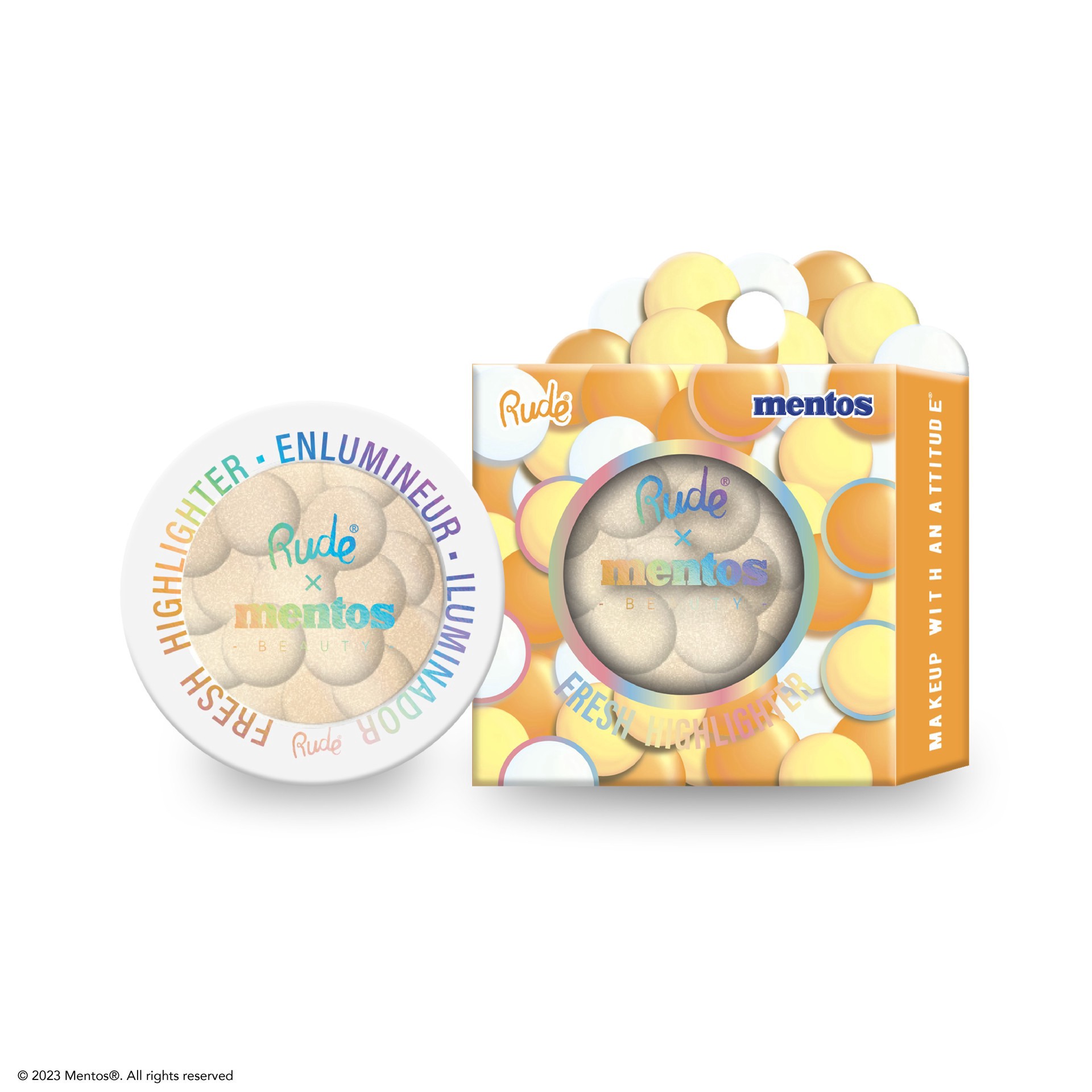 slide 1 of 1, Rude Cosmetics Mentos Fresh Highlighter - Citrus Fresh, 1 ct