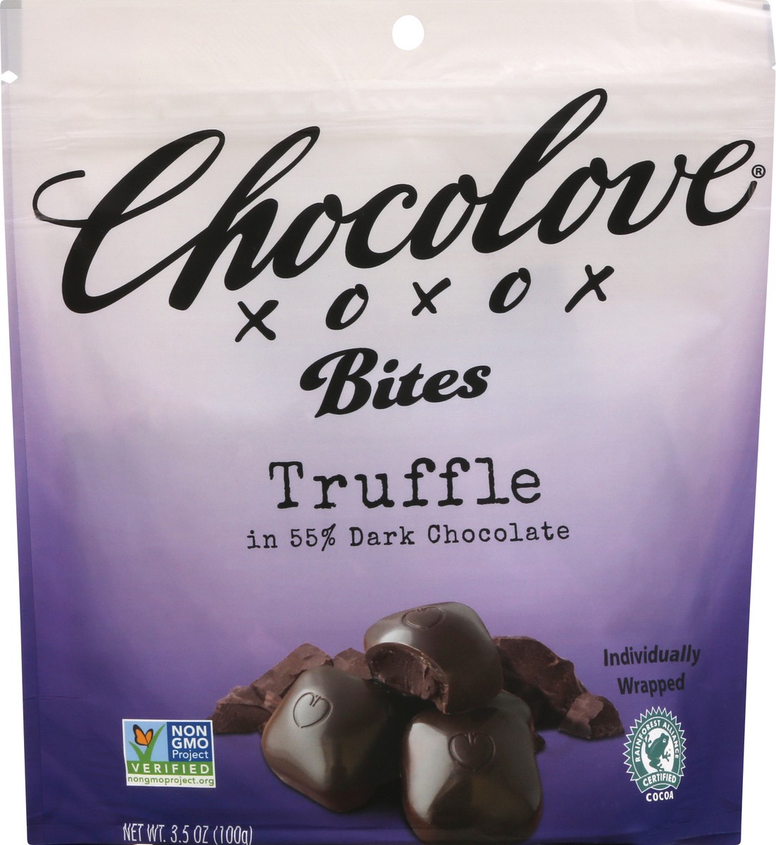 slide 5 of 13, Chocolove Xoxox Truffle Bites, 3.5 oz