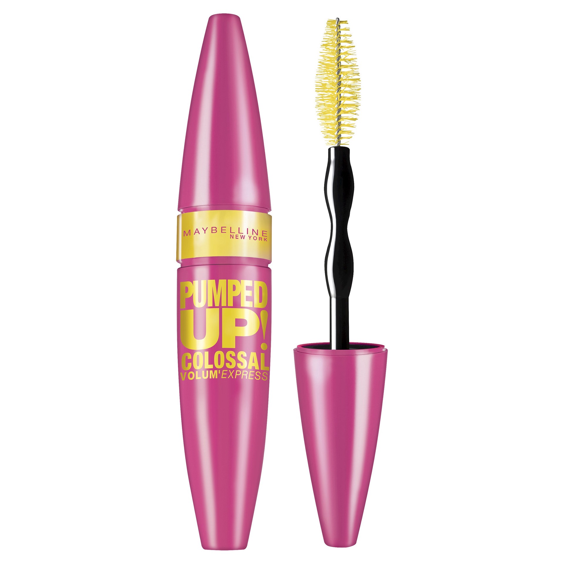 slide 1 of 9, Maybelline Volum' Express Pumped Up! Colossal Mascara - 214 Glam Black - 0.33 fl oz, 0.33 fl oz