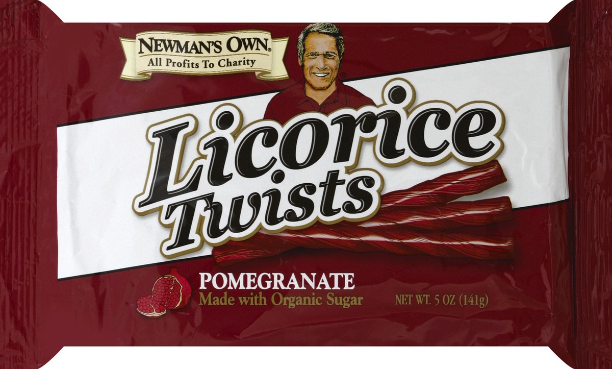 slide 5 of 6, Newman's Own Licorice Organic Twist Pomegranate, 5 oz