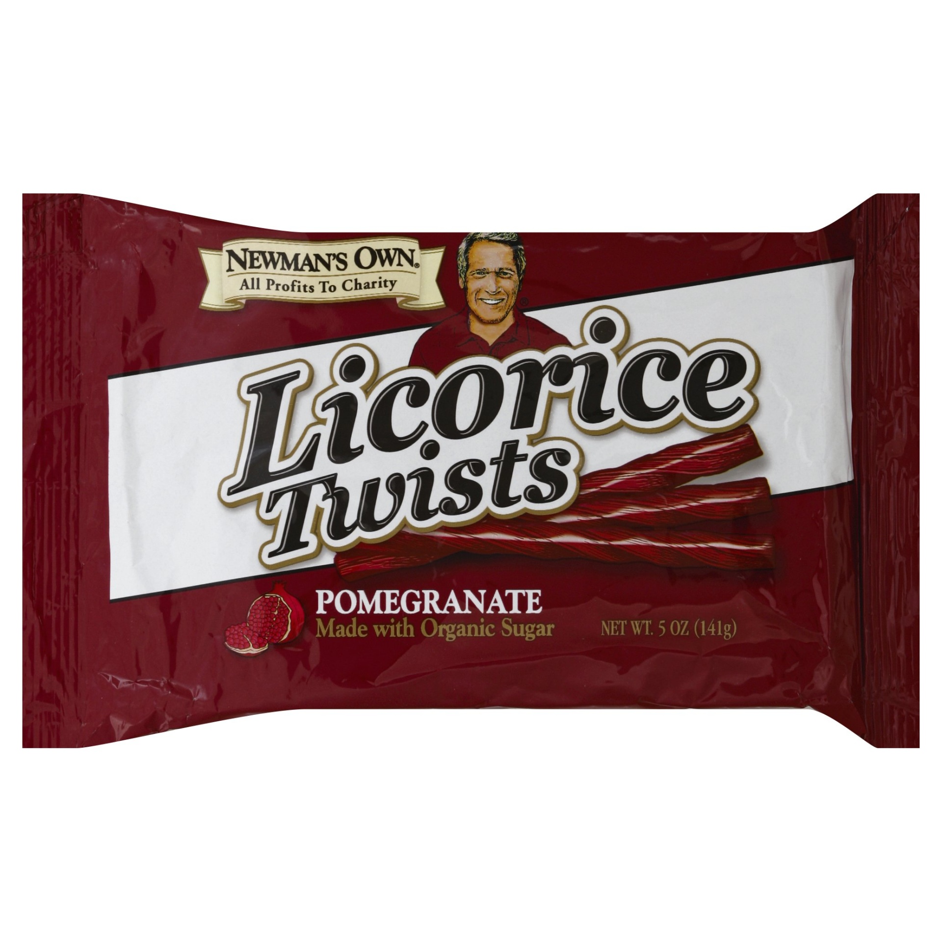 slide 1 of 6, Newman's Own Licorice Organic Twist Pomegranate, 5 oz