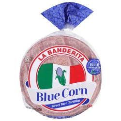 La Banderita Street Blue Corn Taco Tortillas 18 Each