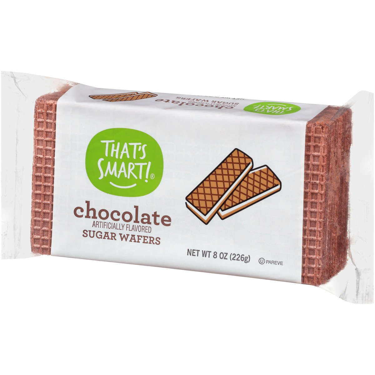 slide 2 of 9, That's Smart! Chocolate Flavored Sugar Wafers, 8 oz