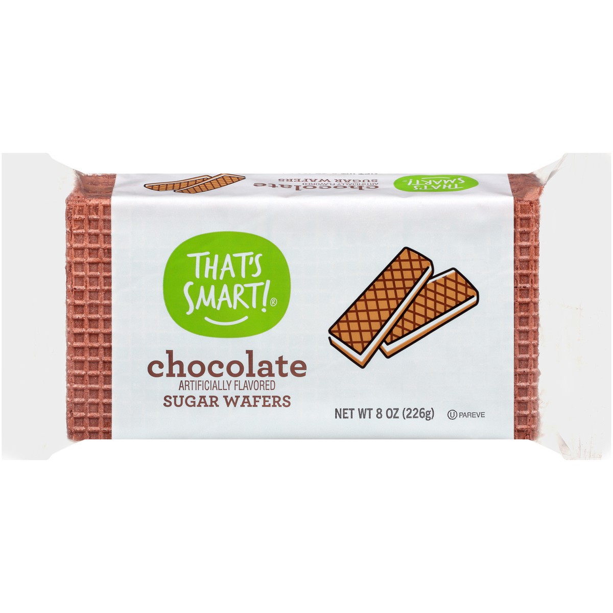 slide 1 of 9, That's Smart! Chocolate Flavored Sugar Wafers, 8 oz