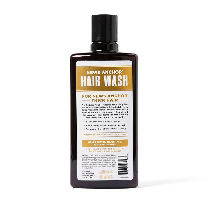 slide 2 of 3, Duke Cannon Supply Co. Sawtooth Sulfate Free 2-in-1 Hair Wash - 14 fl oz, 14 oz