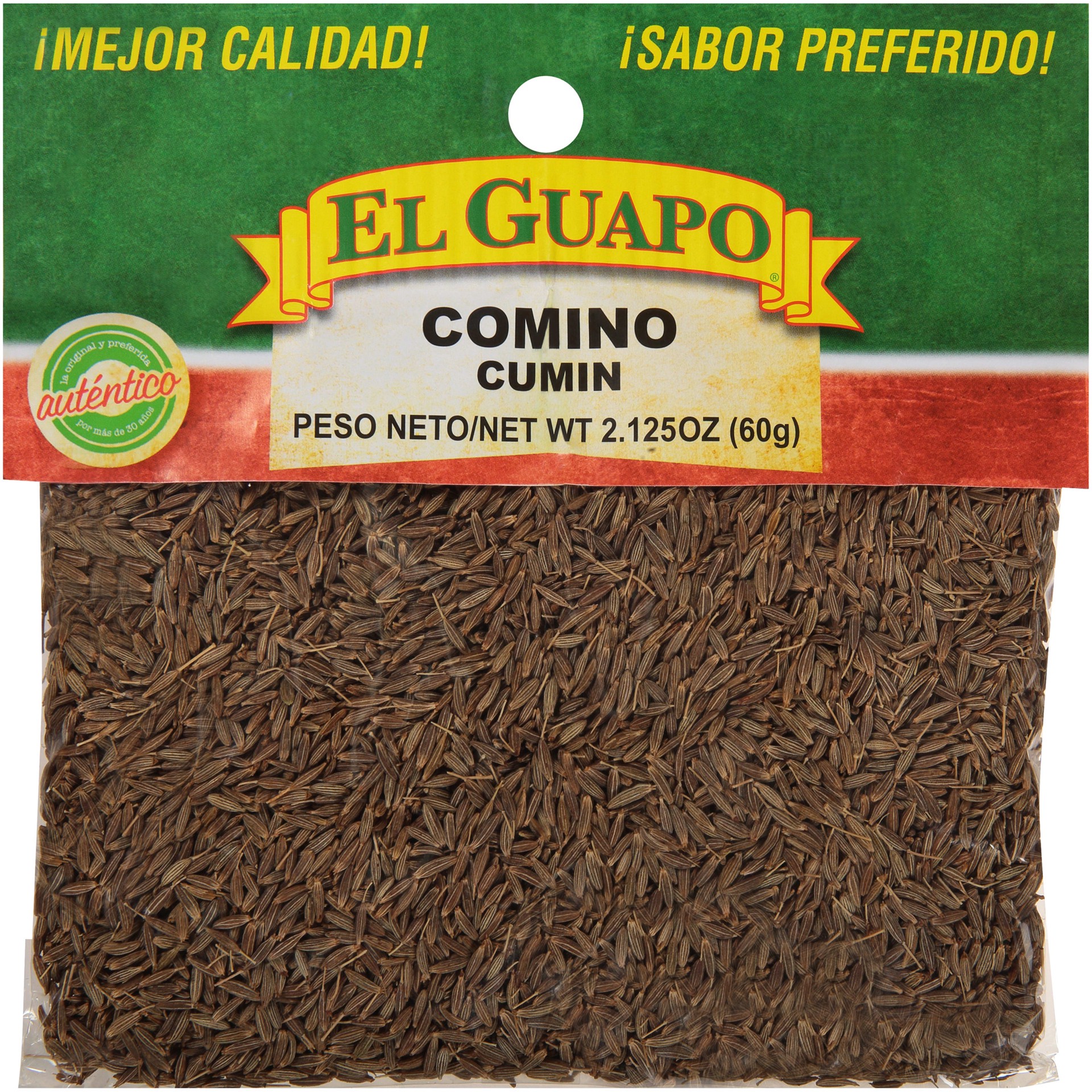 slide 1 of 5, El Guapo Whole Cumin (Comino Entero), 2.125 oz, 2.125 oz