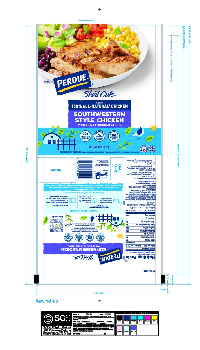 slide 8 of 8, Perdue Southwestern Style Chicken, 8 oz