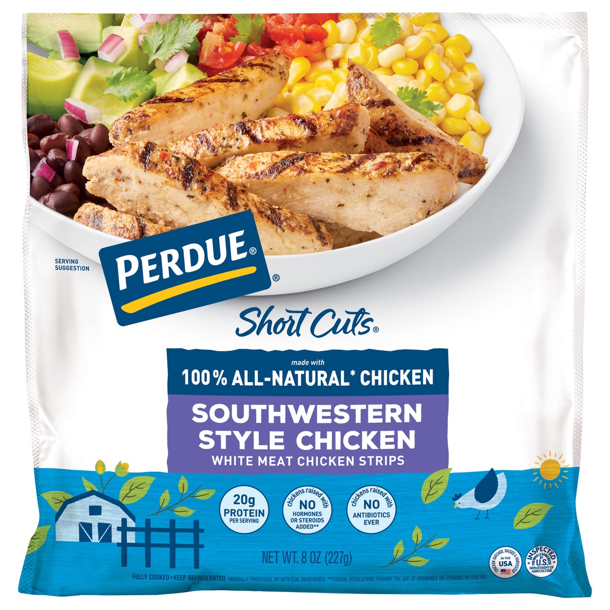 slide 2 of 8, Perdue Southwestern Style Chicken, 8 oz