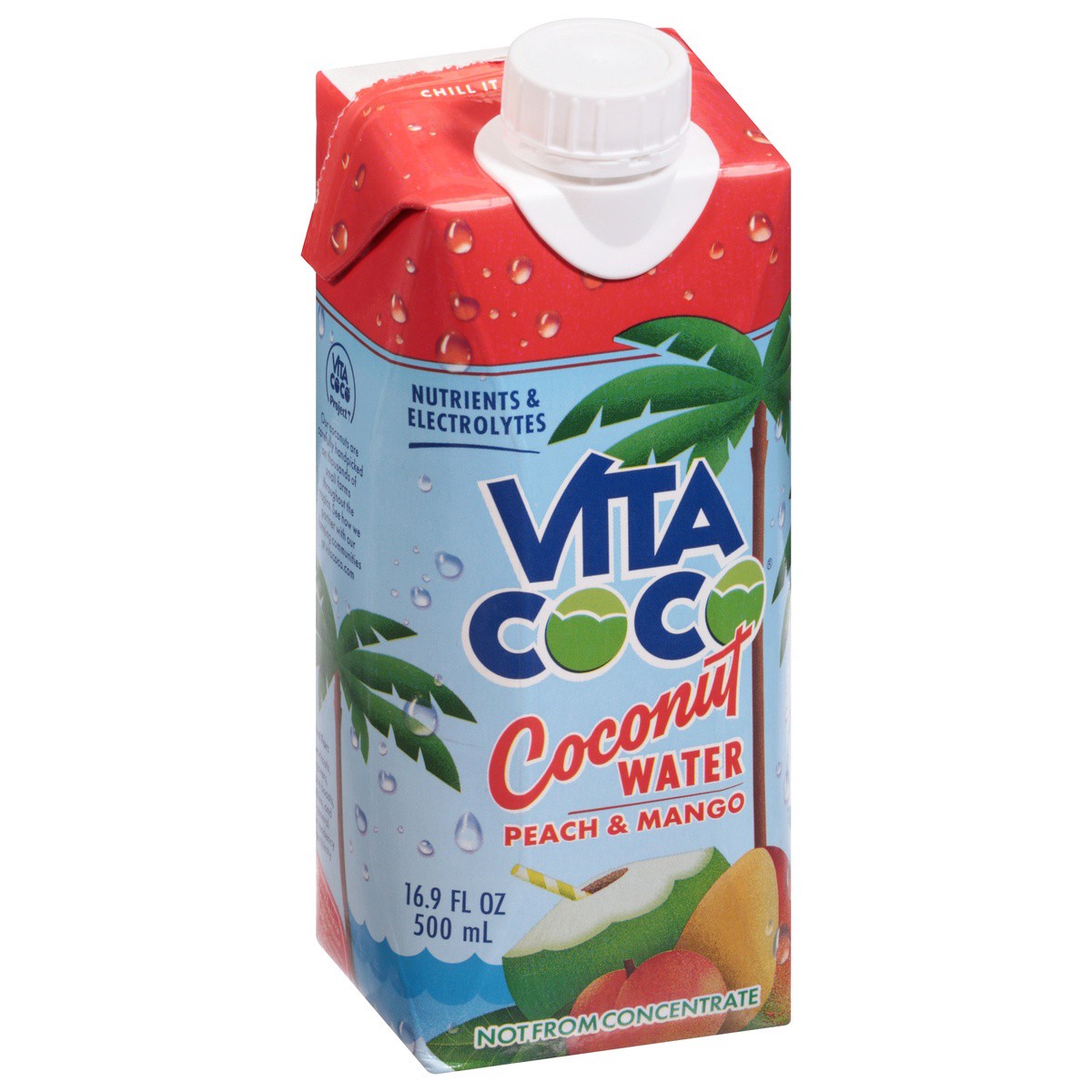 slide 3 of 13, Vita Coco Pure Coconut Water Peach - 16.9 fl oz Carton, 16.9 fl oz