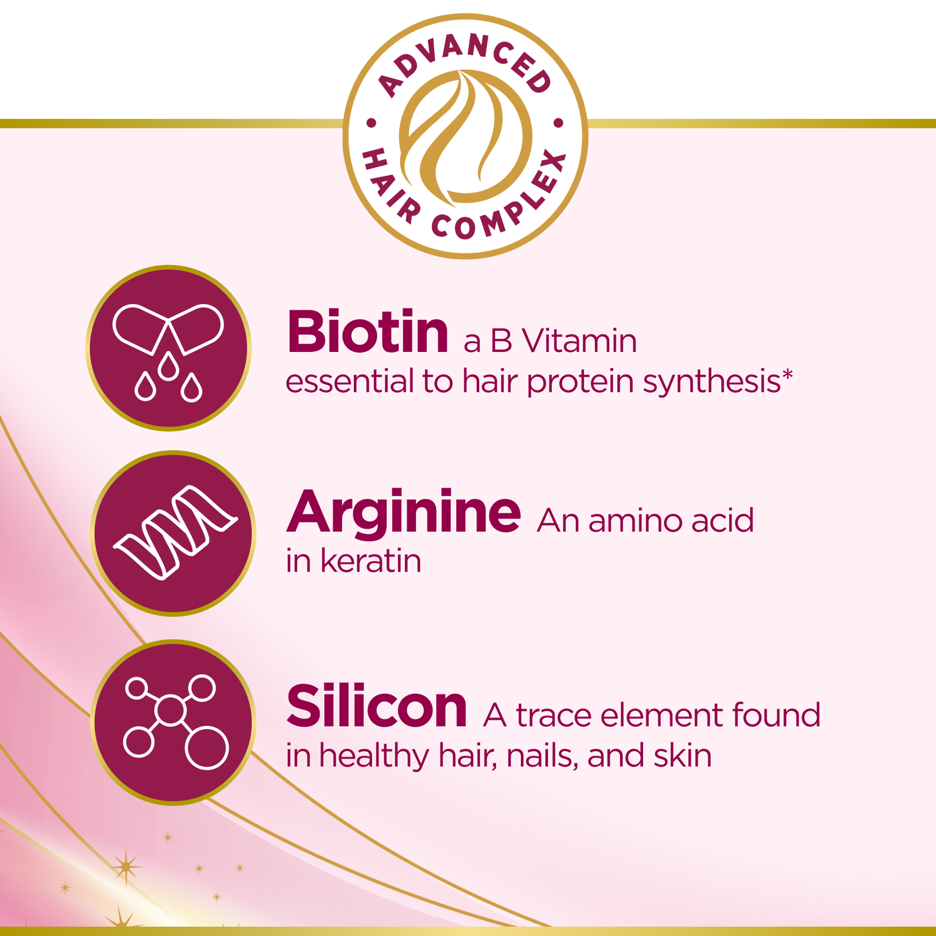 slide 3 of 5, Nature's Bounty Hair Growth Capsules, 30 ct