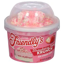 Friendly's Strawberry Cake Krunch Ice Cream Cake 8.5 fl oz