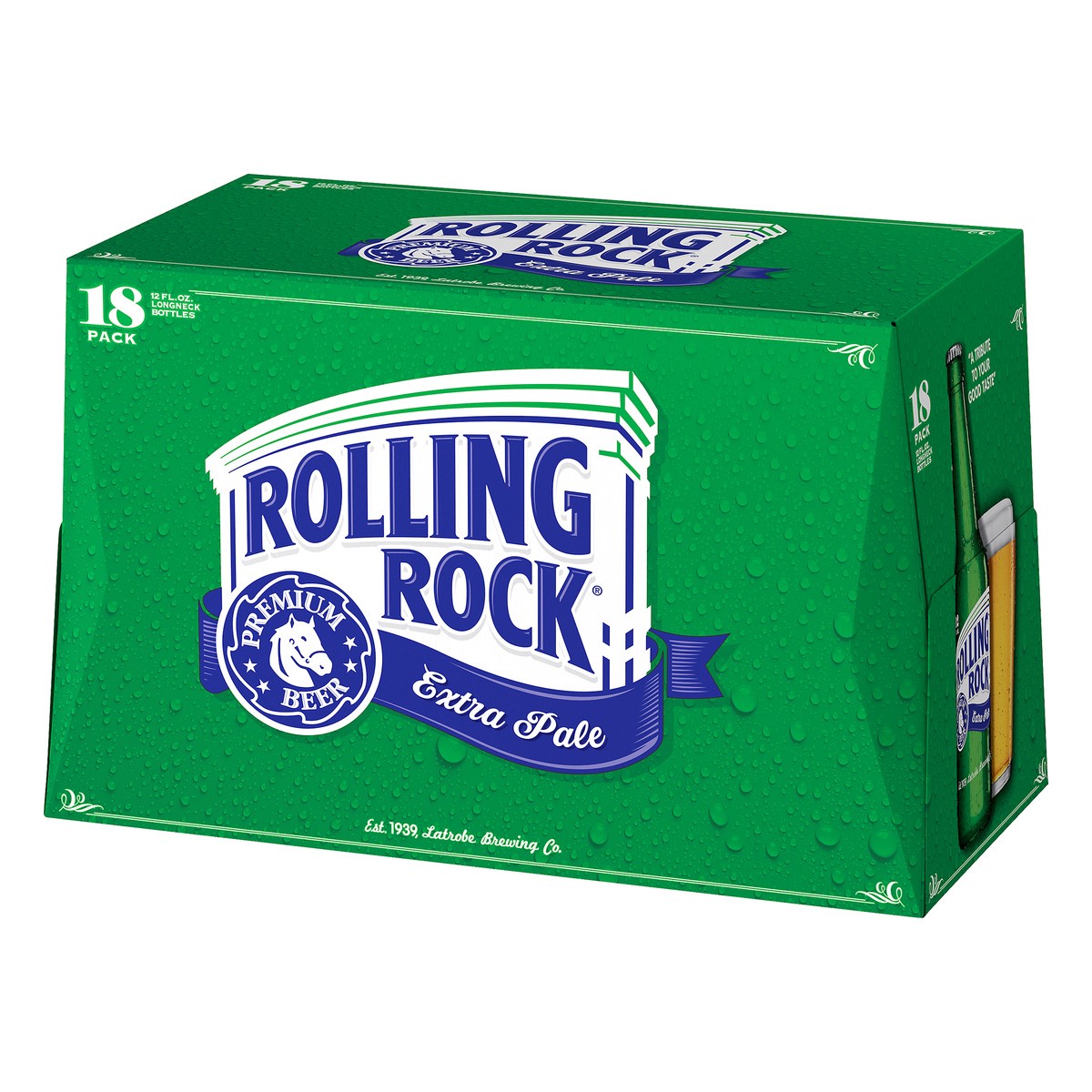 slide 6 of 8, Rolling Rock 18 Pack Extra Pale Premium Beer 18 ea, 18 ct